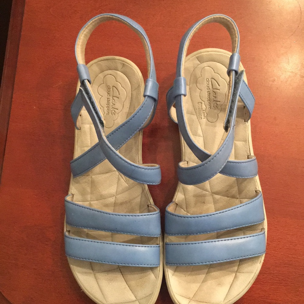 Clark’s Cloud stepper soft cushion sandals Sz 8.5